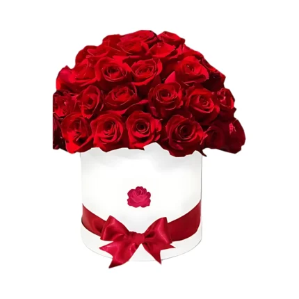 Box de 50 rosas rojas grande